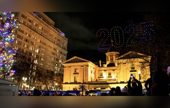 Portland Gears Up for a Dazzling New Year's Eve Drone Show and Dance Party at Pioneer Courthouse Square