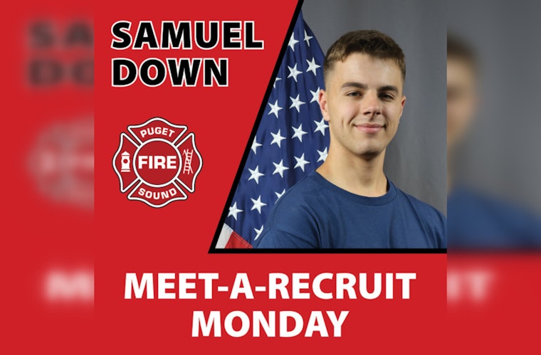 Puget Sound Fire Welcomes Diverse Recruit Samuel Down to Academy 21 Amidst Community Service Emphasis
