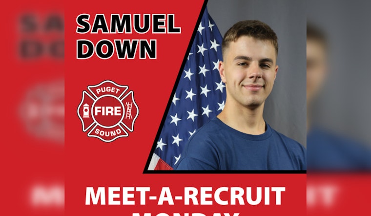 Puget Sound Fire Welcomes Diverse Recruit Samuel Down to Academy 21 Amidst Community Service Emphasis