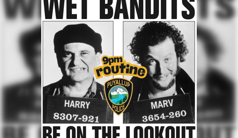 Puyallup Police Encourage '9PM Routine' to Deter Holiday Theft, Echoing "Home Alone" Antics