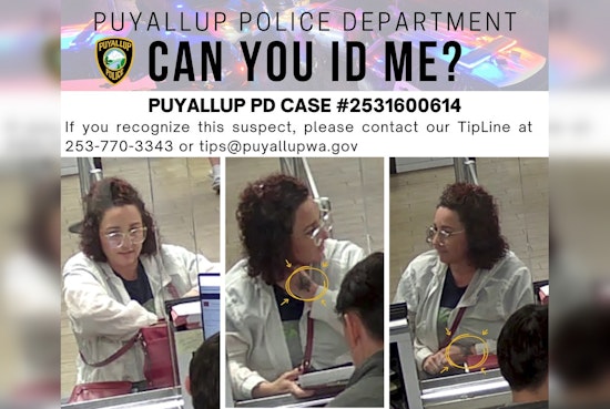 Puyallup Police Seek Public's Aid to Identify Suspected "Grinch" with Unique Tattoo in Check Fraud Case