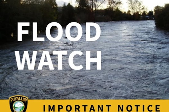 Puyallup Issues Flood Alert: Riverwalk Trail Closed, Sandbags Available as Heavy Rain Looms