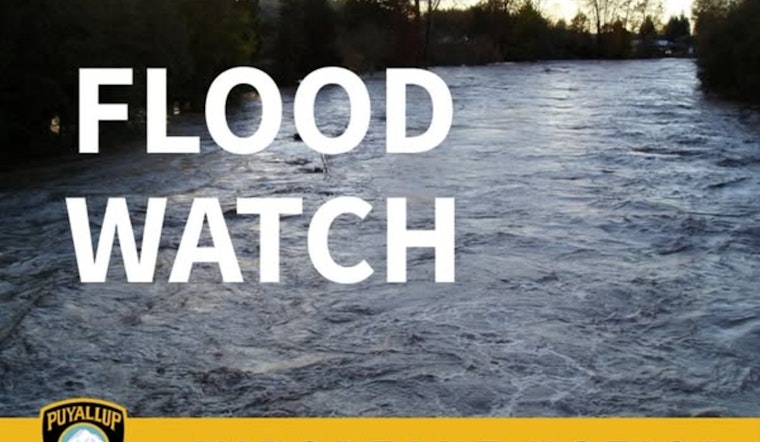 Puyallup Issues Flood Alert: Riverwalk Trail Closed, Sandbags Available as Heavy Rain Looms
