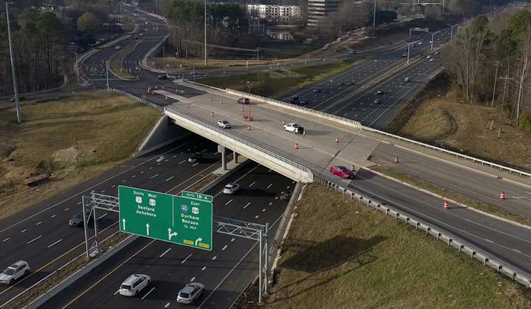 Raleigh Beltline Widening Complete, I-440 West Celebrates Opening of Three Travel Lanes Each Direction