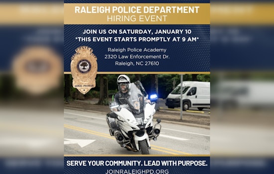 Raleigh Police Department Invites Prospective Officers to Physical Testing and Recruitment Event