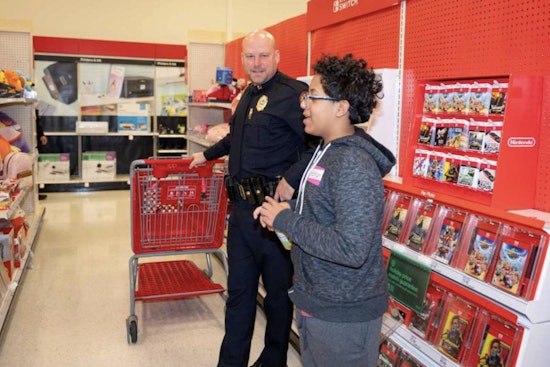 Raleigh Police Department Spreads Cheer with Annual "Shop with a Cop" Event at Local Target