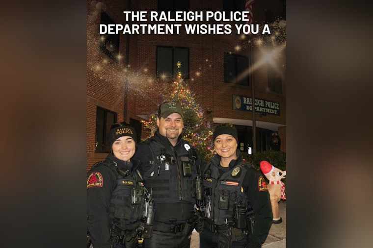 Raleigh Police Department Spreads Holiday Cheer with Safety Tips for Residents