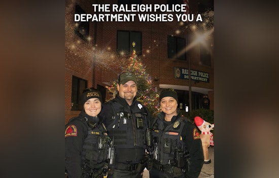 Raleigh Police Department Spreads Holiday Cheer with Safety Tips for Residents