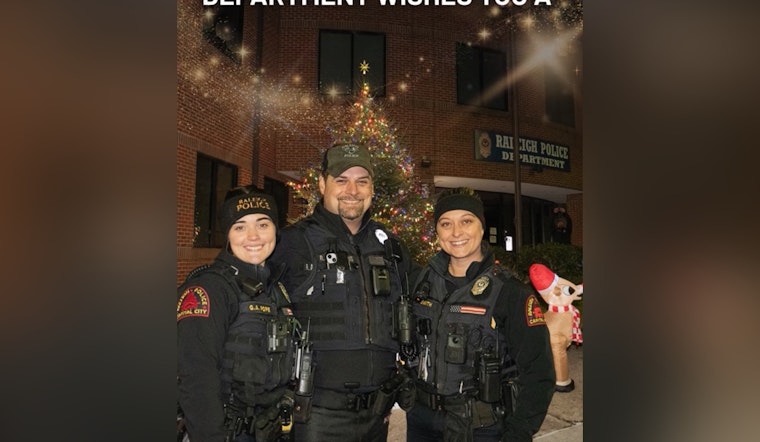 Raleigh Police Department Spreads Holiday Cheer with Safety Tips for Residents