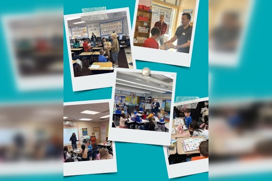 Rancho Cordova Rotary Club and City Leaders Distribute New Dictionaries to Elementary Students
