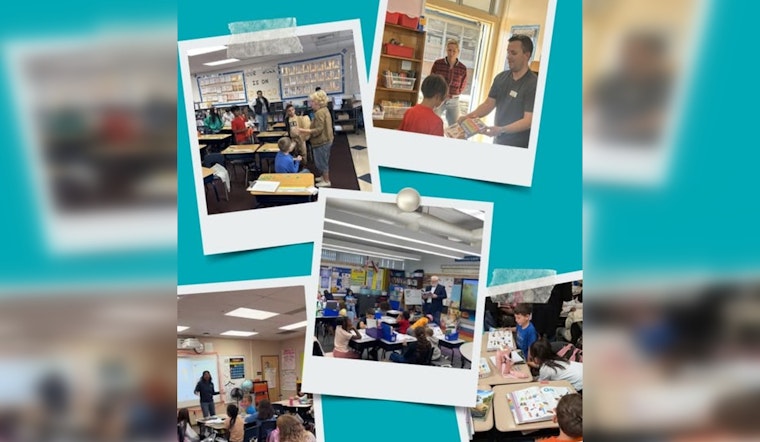Rancho Cordova Rotary Club and City Leaders Distribute New Dictionaries to Elementary Students