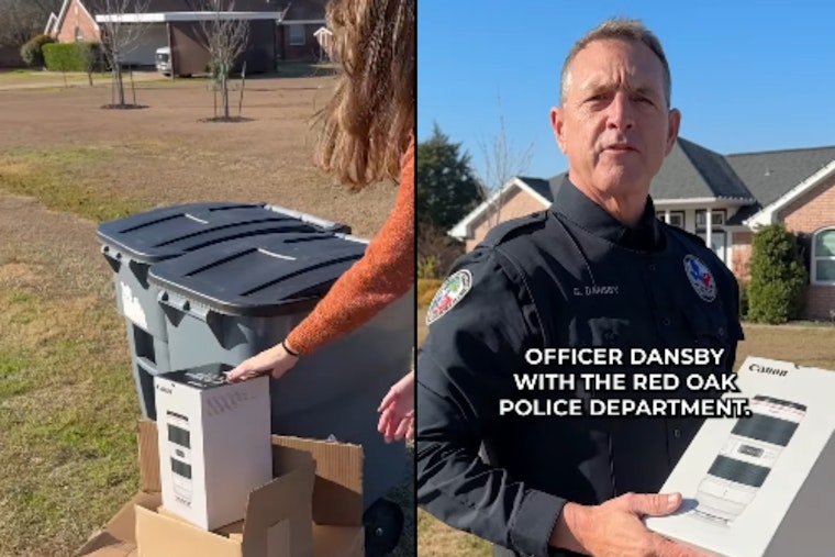 VIDEO: Red Oak Police Advise Post-Holiday Safety Measures to Prevent Theft