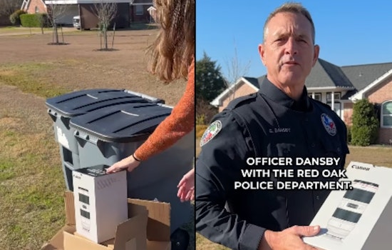 VIDEO: Red Oak Police Advise Post-Holiday Safety Measures to Prevent Theft