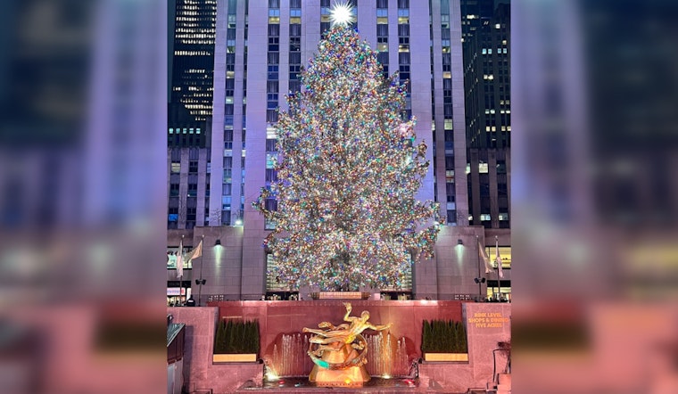 Rockefeller Center Illuminates Manhattan with Annual Christmas Tree Lighting Ceremony