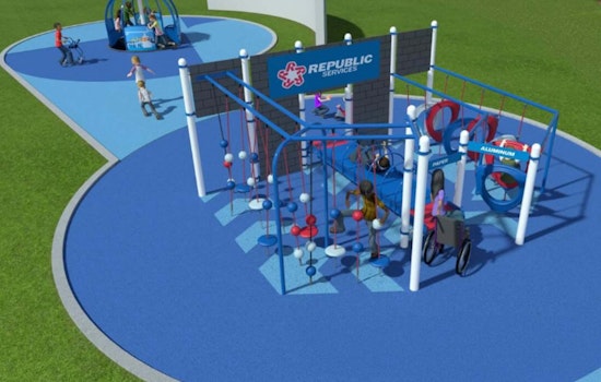 Round Rock's Play for All Park Expands with Interactive Sustainability Pod Thanks to Republic Services Grant
