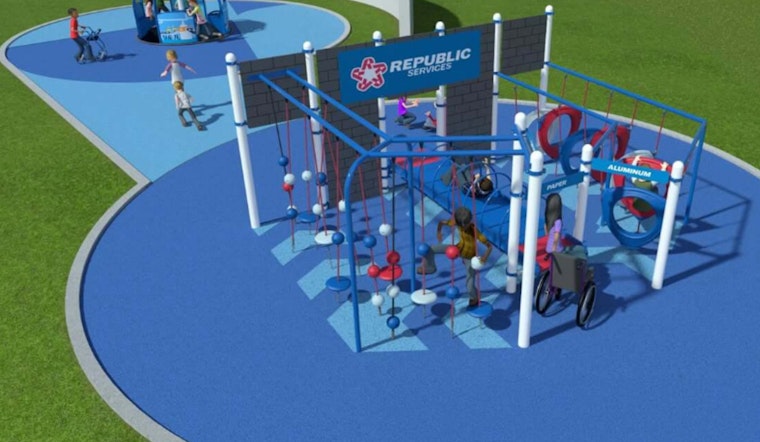 Round Rock's Play for All Park Expands with Interactive Sustainability Pod Thanks to Republic Services Grant