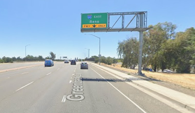 Sac Driver Dies in Fiery I-80 Crash Near Greenback Lane on Christmas Eve
