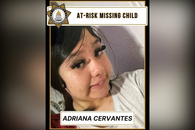 Sacramento Deputies Continue Search for Missing Teen Adriana Cervantes, No Longer Considered At-Risk