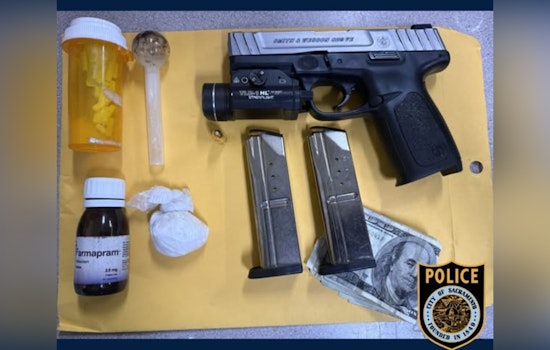 Sacramento Police Seize Loaded Gun, Fentanyl, and Meth During Traffic Stop, Two Arrested