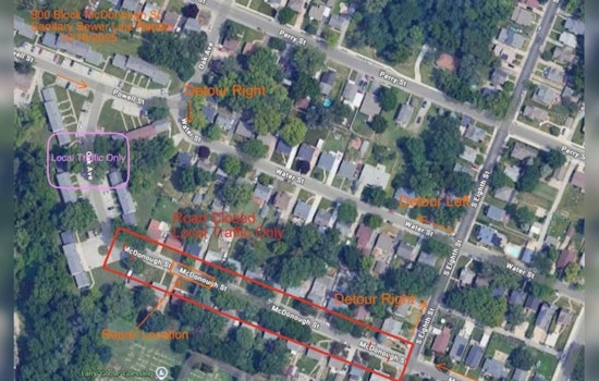 Saint Charles Alert, McDonough St. Limited to Local Traffic Due to Sewer Repairs on December 16th
