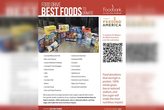 Saint Charles, Missouri Rallies Community Support for Holiday Season Foodbank Donations