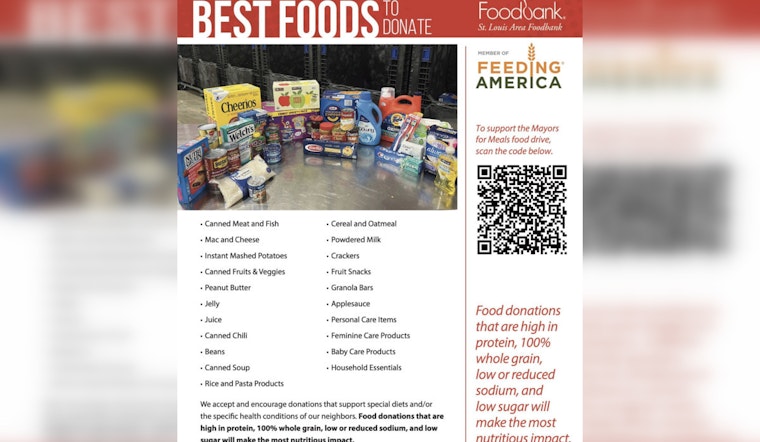 Saint Charles, Missouri Rallies Community Support for Holiday Season Foodbank Donations