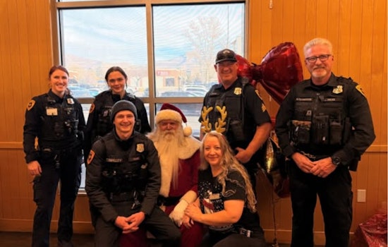 Salt Lake City Police and Harmons Grocery Bring Holiday Cheer to Memory Care Facility Seniors
