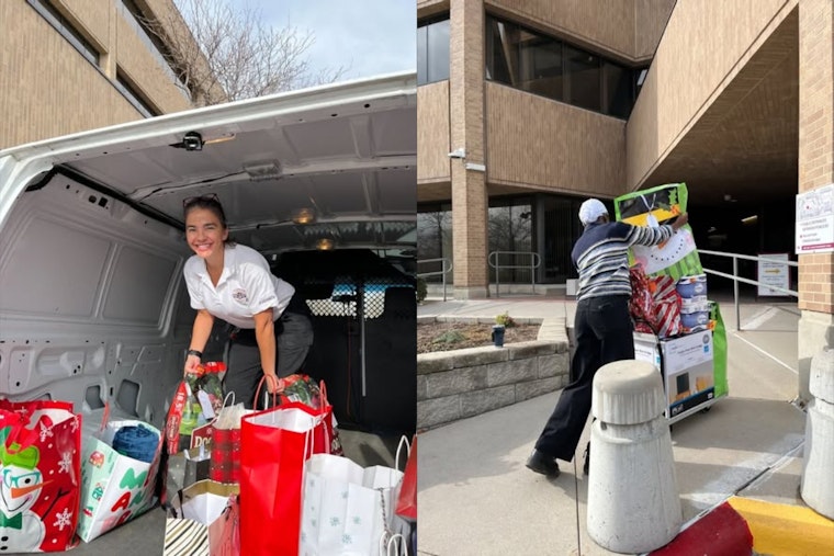 Salt Lake City Police Partner with Aging Services to Deliver Holiday Cheer to Seniors