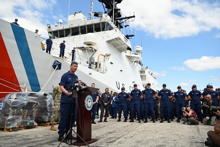 San Diego Pier Stunner As Coast Guard Offloads 13 Tons Of Cocaine
