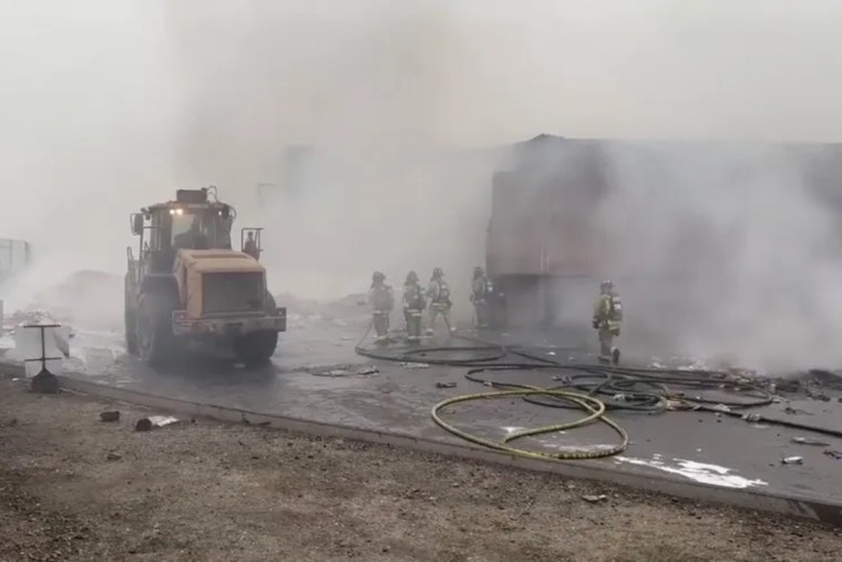 San Martin Trash Station Blaze Triggers Morning Shelter-In-Place Scare