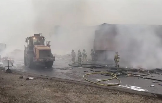 San Martin Trash Station Blaze Triggers Morning Shelter-In-Place Scare