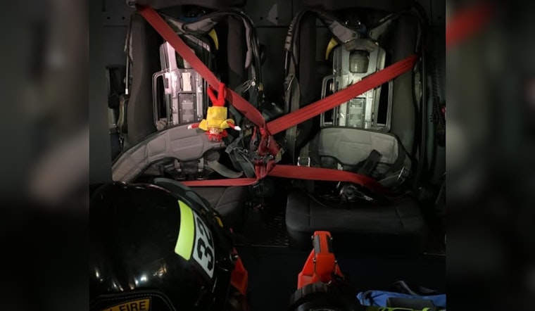 Sandy City Fire Department Spreads Seasonal Seatbelt Safety Message with Help from Asher the Elf