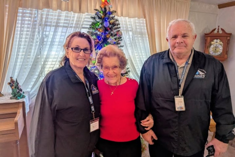 Sandy City Police Volunteers Celebrate Local Centenarian's 101st Birthday, Honoring Her Contributions to the Community