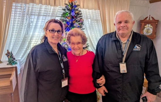 Sandy City Police Volunteers Celebrate Local Centenarian's 101st Birthday, Honoring Her Contributions to the Community