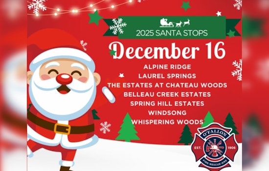 Santa Claus to Bring Festive Cheer to O'Fallon Neighborhoods on December 16