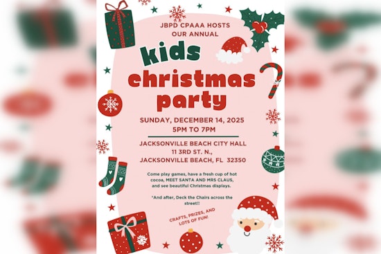 Santa Claus to Bring Yuletide Joy to Jacksonville Beach at City Hall Gathering