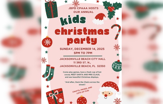 Santa Claus to Bring Yuletide Joy to Jacksonville Beach at City Hall Gathering