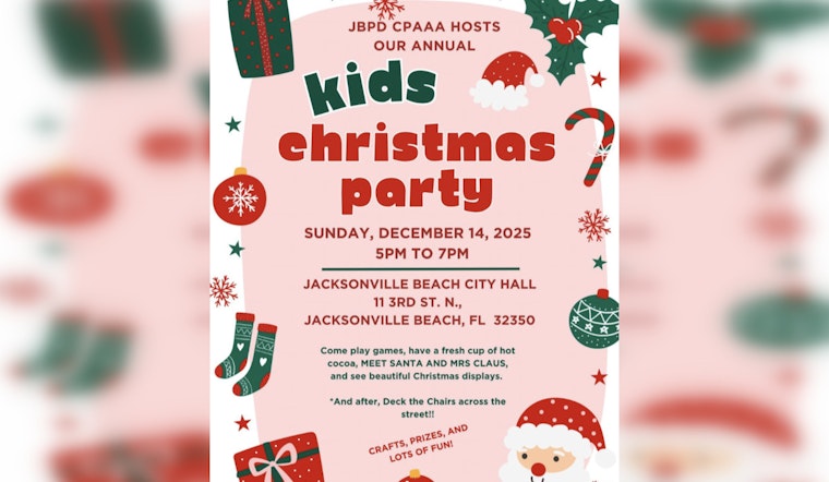 Santa Claus to Bring Yuletide Joy to Jacksonville Beach at City Hall Gathering