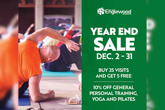 Score Extra Fitness Sessions with Englewood Recreation's Year End Sale: Buy 25, Get 30