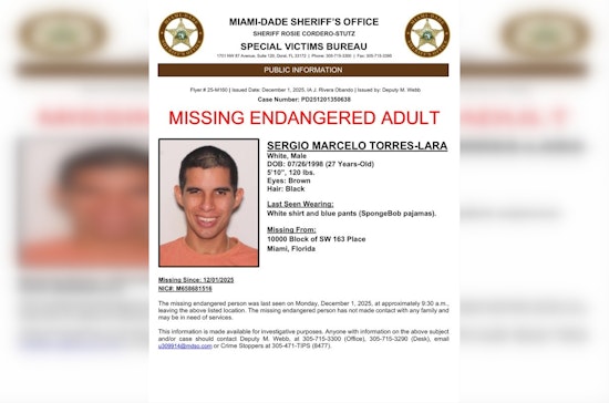 Search Intensifies for Missing 27-Year-Old Sergio Torres-Lara in Southwest Miami-Dade