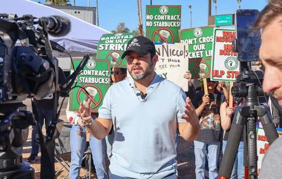 Senator Gallego Joins Starbucks Workers on Strike in Gilbert, AZ Amid Nationwide "Red Cup Rebellion"