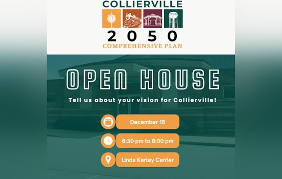 Shape Collierville's Future Town Invites Public to Comprehensive Plan Open House on Dec 15