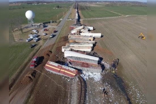 Shelter-in-Place Lifted After Train Carrying Molten Sulfur Derails in Todd County, Kentucky