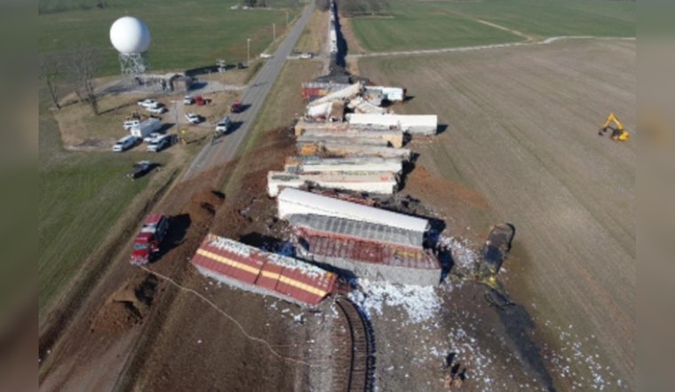 Shelter-in-Place Lifted After Train Carrying Molten Sulfur Derails in Todd County, Kentucky
