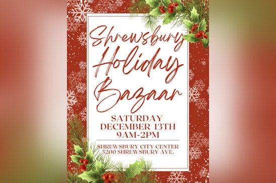 Shrewsbury City Center to Host Festive Holiday Bazaar on December 13