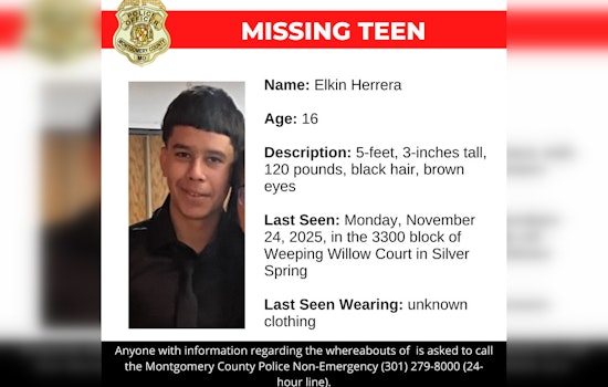 Silver Spring Community Mobilizes in Search for Missing Teen Elkin Herrera