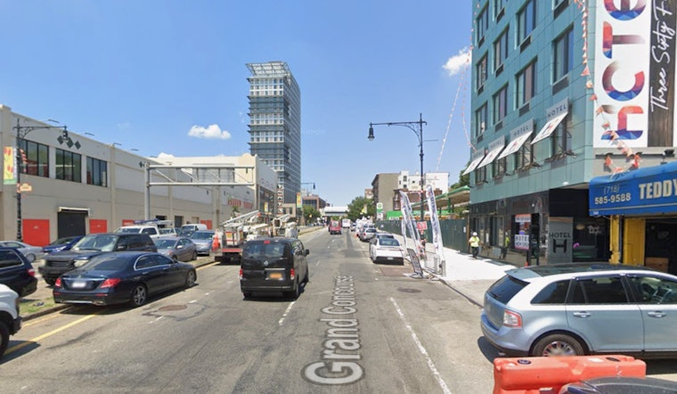 Sinkhole Swallows Truck on Grand Concourse in Bronx, Disrupts Water Service and Traffic