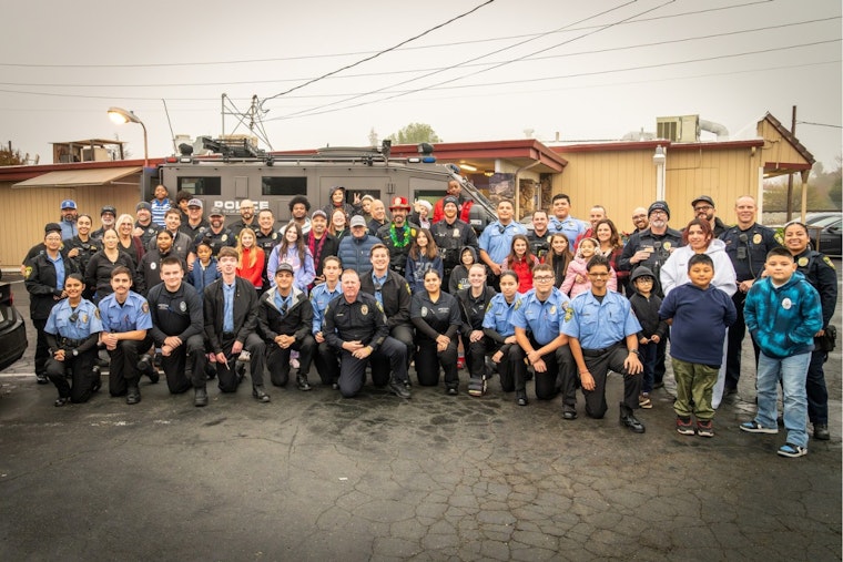 Sirens, Santa And Shopping Carts As Brentwood Cops Treat Kids To Target Run