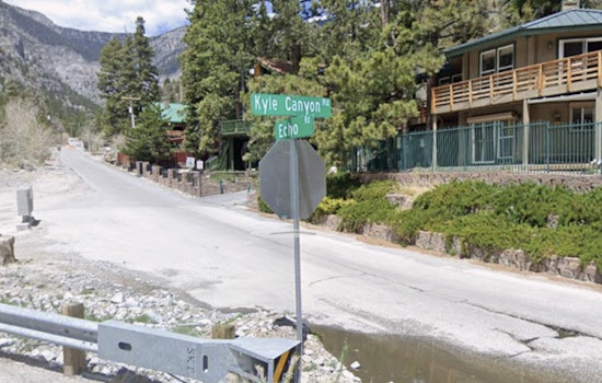 Snow Chain Restrictions Enforced on Kyle Canyon Road, Lee Canyon Bustles with Winter Sports Enthusiasts