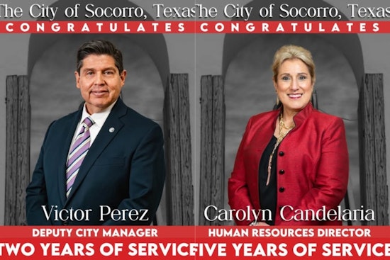 Socorro, Texas Honors Committed Public Servants on Work Anniversaries with Heartfelt Tribute